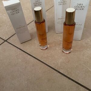 ZARA GOLDEN DECADE PARFUM (4) BRAND NEW 2-SEALED & 2-UNSEALED BUT ALL NEW 1.01